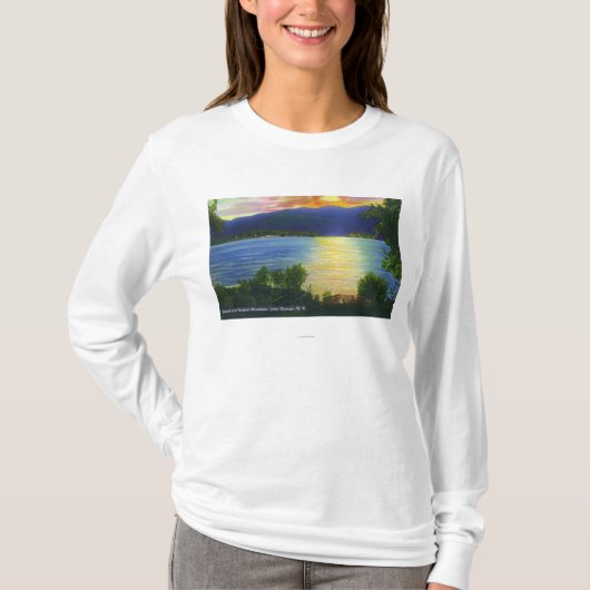 Sunset Uitzicht of Prospect Mountain T-shirt (Voorkant)
