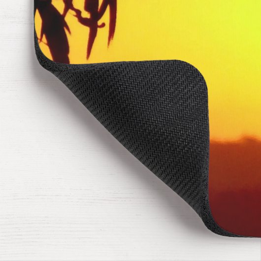 Sunset Uitzichten Mousepad Muismat (Hoek)