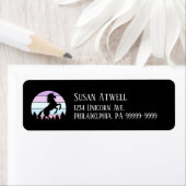 Sunset Unicorn opfokadres Etiket (Insitu)