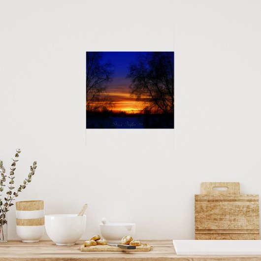 Sunset Valentijn Poster (Keuken)