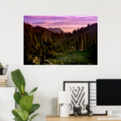 Sunset Valley Poster (Thuiskantoor)