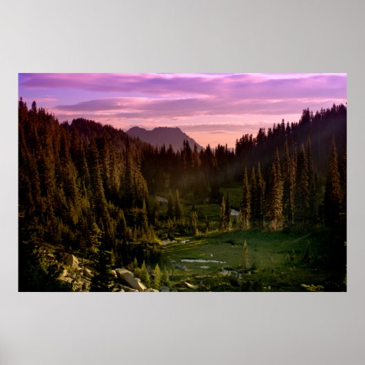 Sunset Valley Poster (Voorkant)