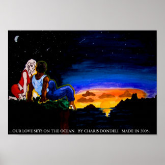 SUNSET VAN CHARIS POSTER