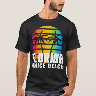 Sunset Venetië Uniek Florida Beach Uniek T-shirt