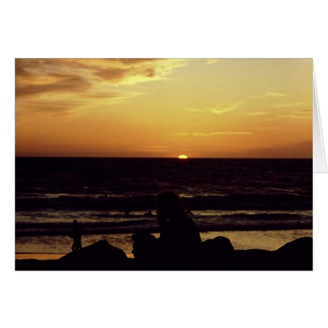 Sunset Venice CA. (Voorkant Horizontaal)