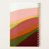 Sunset Vibes Abstracte Kunst 206 Planner (Achterkant)