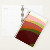 Sunset Vibes Abstracte Kunst 206 Planner (Display)