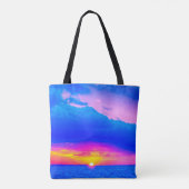 Sunset Vibrance Tote Bag (Achterkant)