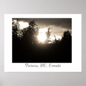 Sunset, Victoria, BC, Canada Poster (Voorkant)