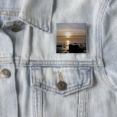 SUNSET VIERKANTE BUTTON 5,1 CM (In situ)