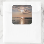 SUNSET VIERKANTE STICKER (Tas)