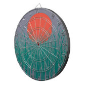 Sunset Vintage 2 Dartbord (Voorkant Rechts)