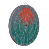 Sunset Vintage 2 Dartbord (Voorkant Links)