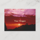 Sunset Visitekaartje (Achterkant)