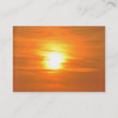 Sunset Visitekaartje (Achterkant)