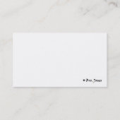 Sunset Visitekaartje (Achterkant)