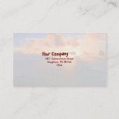 Sunset Visitekaartje (Achterkant)