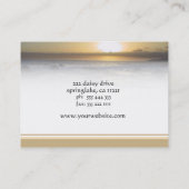 Sunset Visitekaartje (Achterkant)