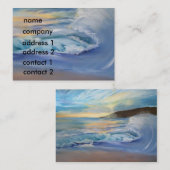 SUNSET...Visitekaartje Visitekaartje (Voorkant / Achterkant)