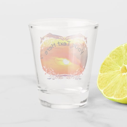 Sunset Vissen 2443 Shot Glas (Achterkant)