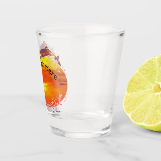 Sunset Vissen 2443 Shot Glas (Rechts)