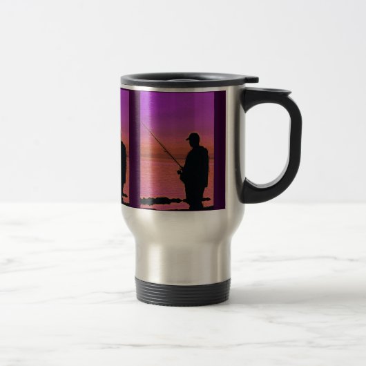Sunset Vist Digital Art Travel Mug Reisbeker (Rechts)