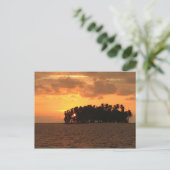 Sunset, W Coco Banderos, Kuna Yala, Panama Briefkaart (Staand voorkant)
