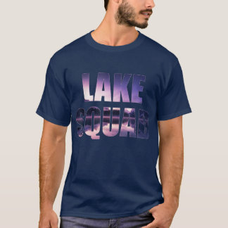 Sunset Wakeboarder Power Boat Lake Squad Dock T-shirt