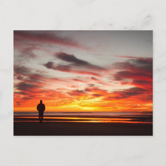 Sunset Walk Briefkaart (Voorkant)