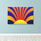 Sunset Wall Canvas Afdruk (Insitu (Houten vloer))