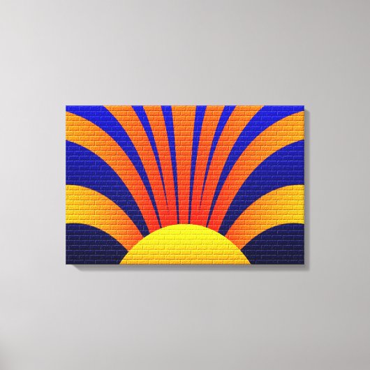 Sunset Wall Canvas Afdruk (Voorkant)