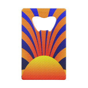 Sunset Wall Creditkaart Flessenopener