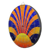 Sunset Wall Dartbord (Voorkant Rechts)