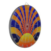 Sunset Wall Dartbord (Voorkant Links)