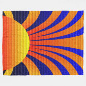 Sunset Wall Fleece Deken (Voorkant (Horizontaal))