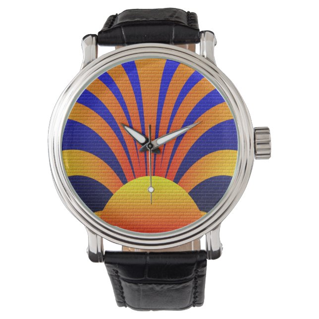 Sunset Wall Horloge (Voorkant)