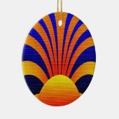 Sunset Wall Keramisch Ornament (Rechts)