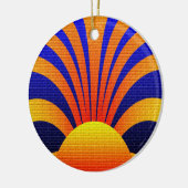 Sunset Wall Keramisch Ornament (Links)
