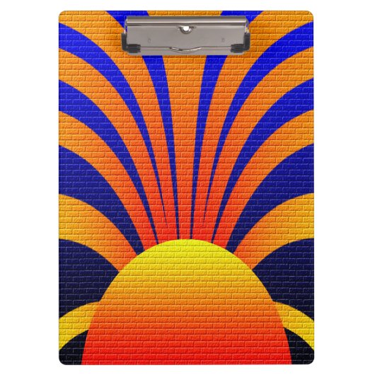 Sunset Wall Klembord (Voorkant)