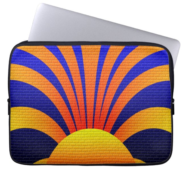 Sunset Wall Laptop Sleeve (Voorkant)
