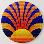 Sunset Wall Ronde Button 6,0 Cm (Voorkant)