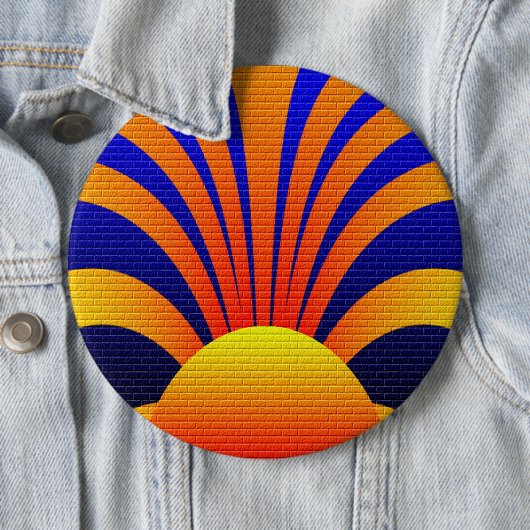 Sunset Wall Ronde Button 6,0 Cm (In situ)