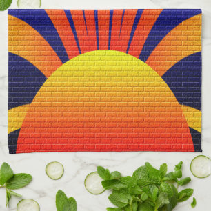 Sunset Wall Theedoek