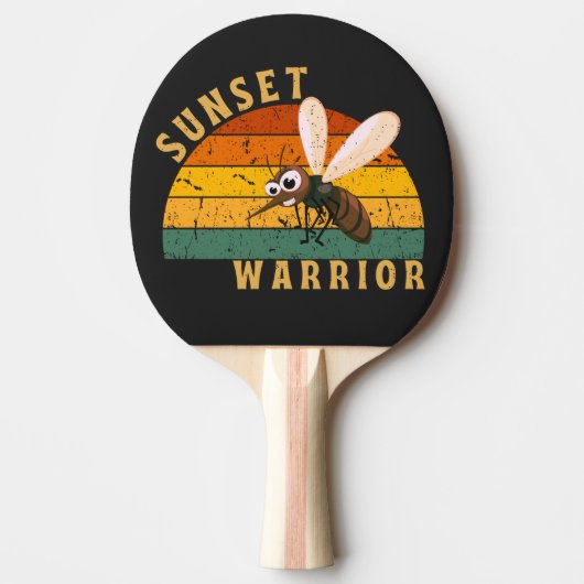 Sunset Warrior Tafeltennisbatje (Voorkant)