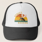 Sunset Warrior Trucker Pet (Voorkant)