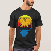 Sunset Water Bear Microbiology Tardigrade T-shirt (Voorkant)