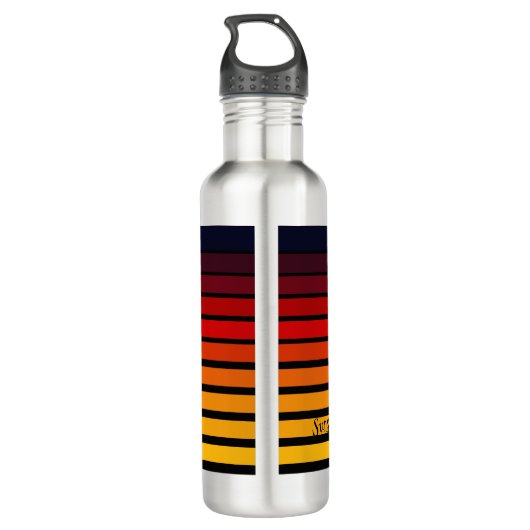 Sunset Waterfles (Achterkant)