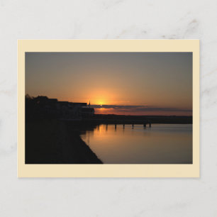 Sunset Waterscape Photo Briefkaart