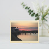 Sunset Waterscape Photo Briefkaart (Staand voorkant)