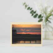 Sunset Waterscape Photo Briefkaart (Staand voorkant)
